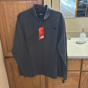 The North Face Black Quarter-Zip Sweatshirt NWT